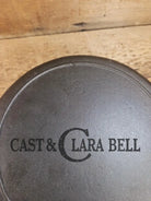 The Clara Bell Classic! 1940’s Era Three notch Lodge #8E cast iron skillet. Beautiful piece of Americana! SC24 Skillet