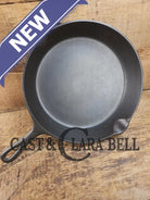 The Clara Bell Classic! 1940’s Era Three notch Lodge #8E cast iron skillet. Beautiful piece of Americana! SC24 Skillet