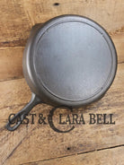 The Clara Bell Classic! 1940’s Era Three notch Lodge #8E cast iron skillet. Beautiful piece of Americana! SC24 Skillet