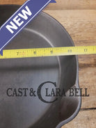 The Clara Bell Classic! 1940’s Era Three notch Lodge #8E cast iron skillet. Beautiful piece of Americana! SC24 Skillet