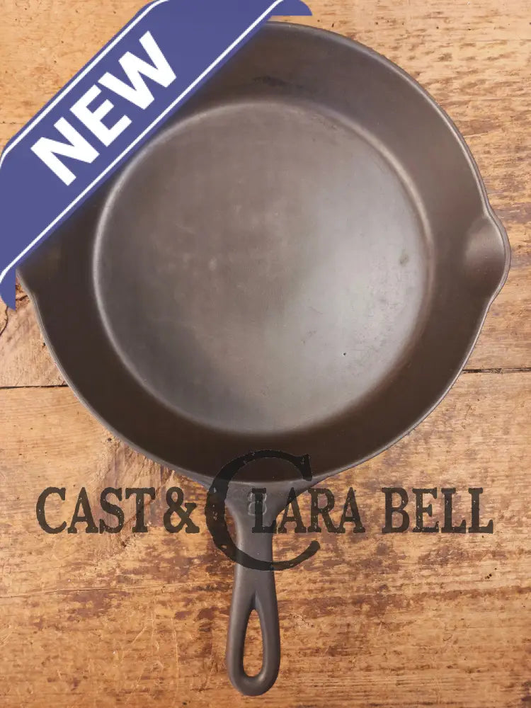 The Classic! 1910’s Griswold #8 Cast Iron Skillet with Slant Logo and FULL EPU 704 C - Skillet