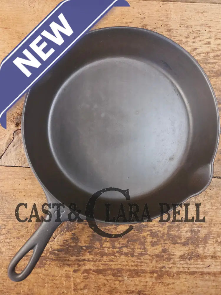 The Classic! 1910’s Griswold #8 Cast Iron Skillet with Slant Logo and FULL EPU 704 C - Skillet