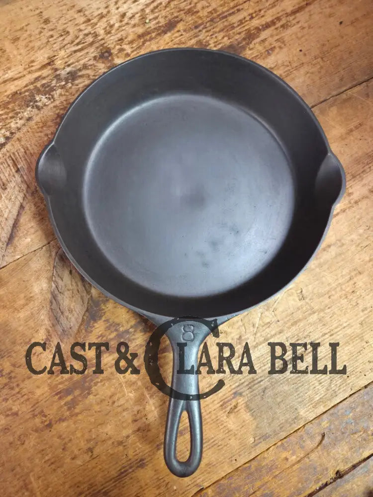 The Classic! 1910’s Griswold #8 Cast Iron Skillet with Slant Logo and FULL EPU 704 G Skillet