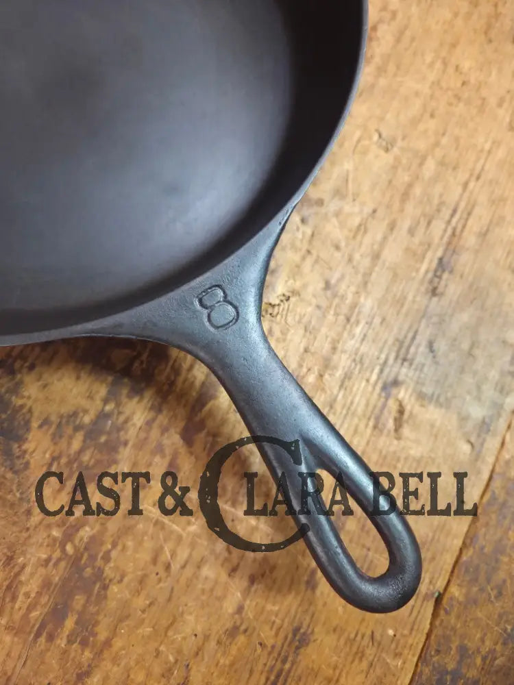 The Classic! 1910’s Griswold #8 Cast Iron Skillet with Slant Logo and FULL EPU 704 G Skillet