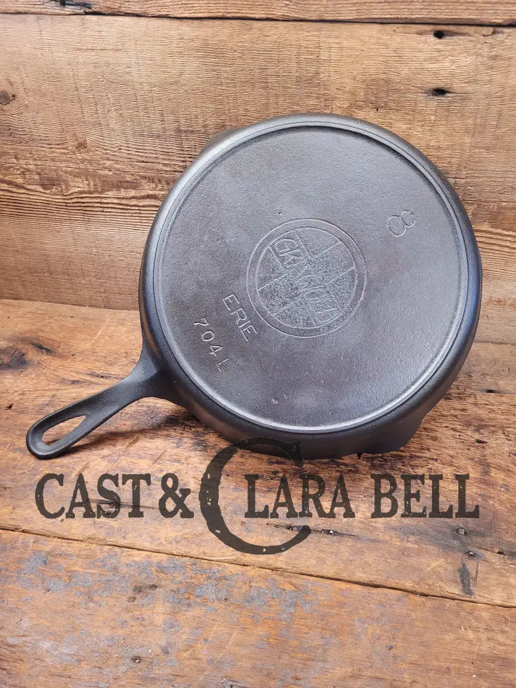 The Classic 1910S Griswold #8 Skillet With Heat Ring And Large Block Slant Logo 704 L.