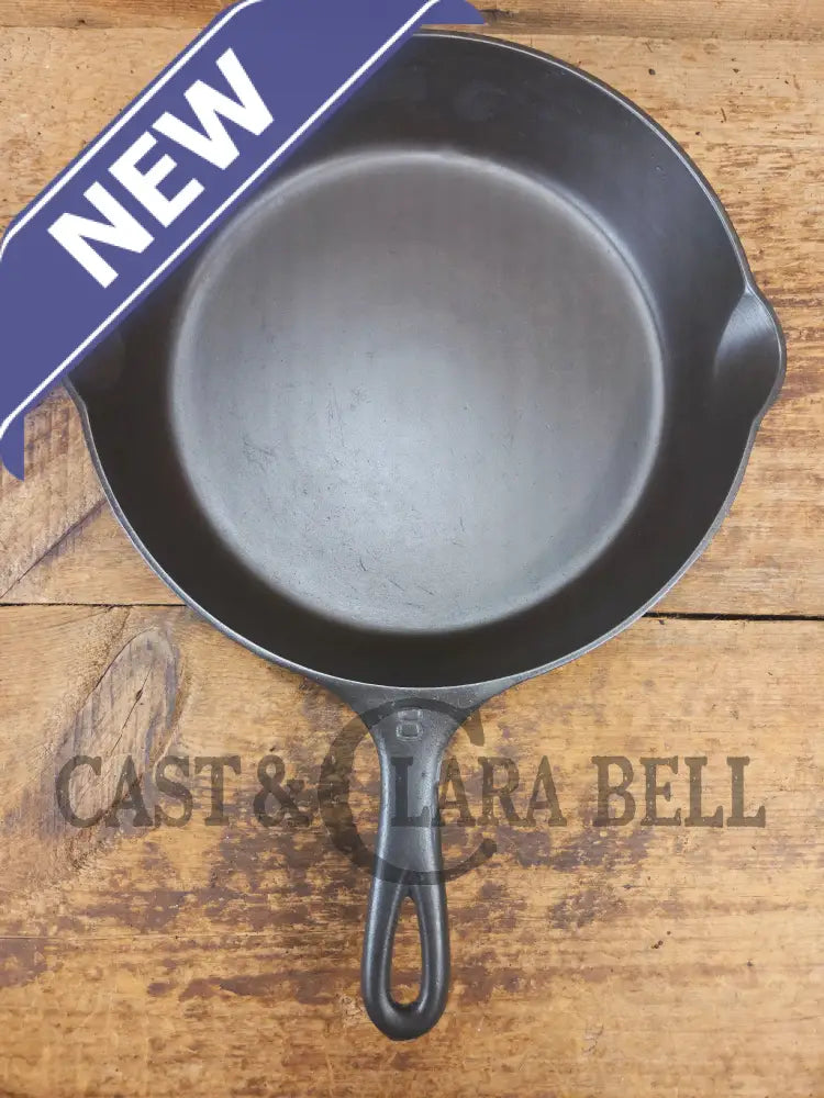 The Classic 1920’s Griswold #8 E.P.U. Skillet with Heat Ring and Large Block Slant Logo 704 V - Skillet