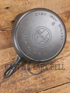 The Classic 1920’s Griswold #8 E.P.U. Skillet with Heat Ring and Large Block Slant Logo 704 V - Skillet