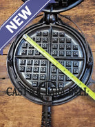 The Classic! 1920’s Griswold No. 8 Waffle Iron (314/315) with low (913) bailed base. Makes crispy waffles! Waffle Iron
