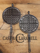 The Classic 1920’s Griswold Waffle Iron (314 /315) with Low Base (913). Fully restored and ready to make crispy