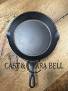 The Classic! 1920’s Wagner Ware Sidney -O- #8 B Skillet with Heat Ring and Stylized Logo Single digit C/N. Gorgeous!