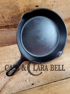 The Classic! 1920’S Wagner Ware Sidney -O- #8 B Skillet With Heat Ring And Stylized Logo Single