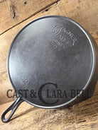 The Classic! 1920’s Wagner Ware Sidney -O- #8 B Skillet with Heat Ring and Stylized Logo Single digit C/N. Gorgeous!