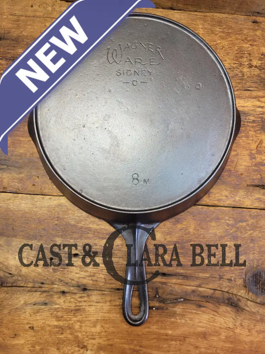 The Classic! 1920’S Wagner Ware Sidney -O- #8 Skillet With Heat Ring And Stylized Logo Single