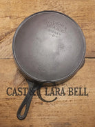 The Classic! 1920’s Wagner Ware Sidney -O- #8 Skillet with Heat Ring and Stylized Logo Single digit C/N. Gorgeous!