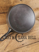 The Classic! 1920’s Wagner Ware Sidney -O- #8 Skillet with Heat Ring and Stylized Logo Single digit C/N. Gorgeous!