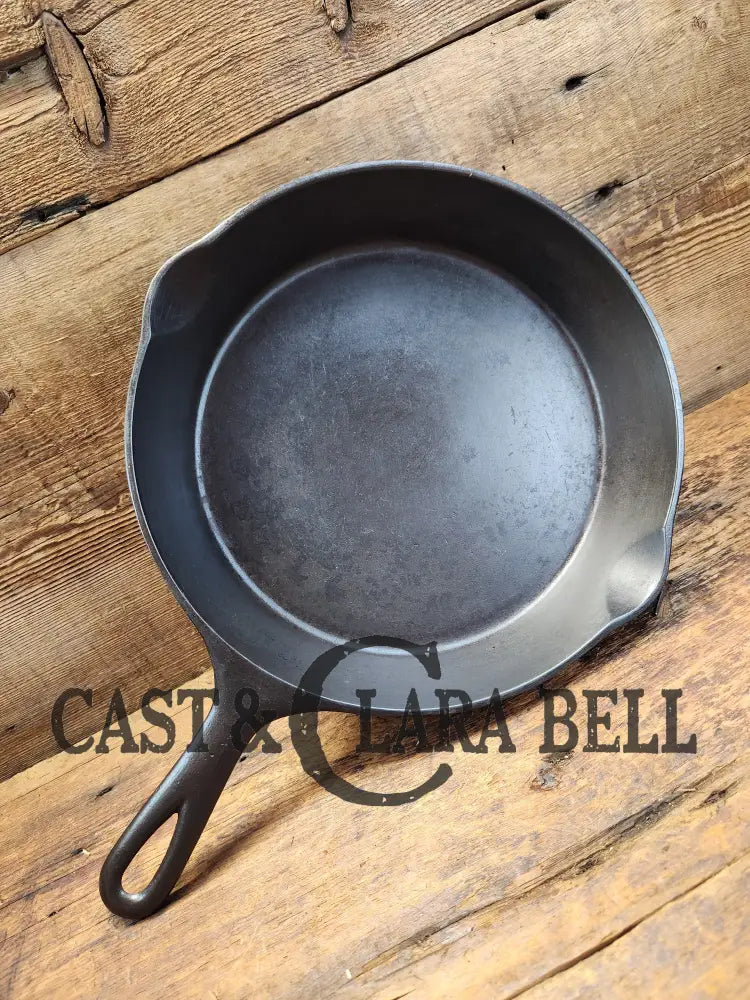 The Classic! 1920’S Wagner Ware Sidney -O- #8 Skillet With Heat Ring And Stylized Logo Single