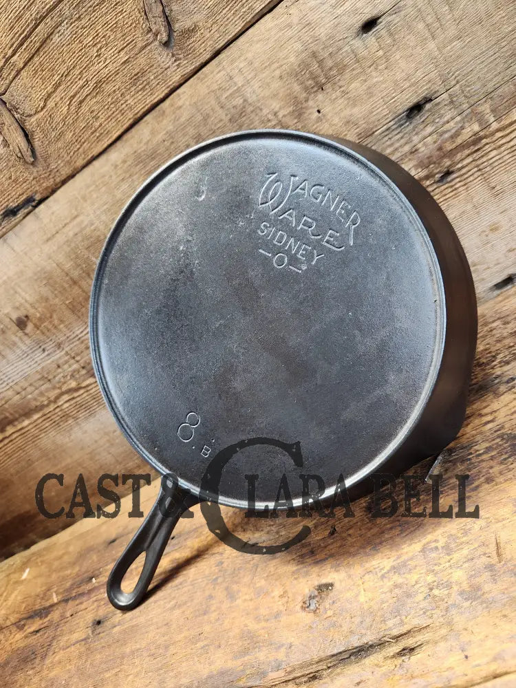 The Classic! 1920’S Wagner Ware Sidney -O- #8 Skillet With Heat Ring And Stylized Logo Single