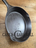 The Classic! 1924 Wagner Ware Sidney -O- #8 Skillet with Heat Ring and Stylized Logo 1058 D Skillet