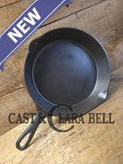 The Classic! 1924 Wagner Ware Sidney -O- #8 Skillet with Heat Ring and Stylized Logo 1058 K Skillet