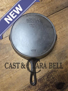 The Classic! 1924 Wagner Ware Sidney -O- #8 Skillet with Heat Ring and Stylized Logo 1058 K Skillet