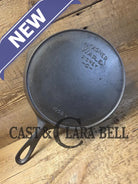 The Classic! 1924 Wagner Ware Sidney -O- #8 Skillet with Heat Ring and Stylized Logo 1058 K Skillet