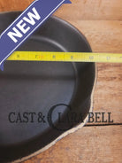 The Classic! 1924 Wagner Ware Sidney -O- #8 Skillet with Heat Ring and Stylized Logo 1058 K. Nickel plated outside