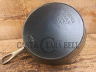 The Classic! 1924 Wagner Ware Sidney -O- #8 Skillet with Heat Ring and Stylized Logo 1058 K. Nickel plated outside