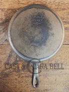 The Classic! 1924 Wagner Ware Sidney -O- #8 Skillet with smooth bottom & Stylized Logo 1058 K. Nickel plated outside