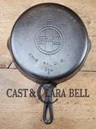 The Classic! 1930’S Griswold #8 Cast Iron Skillet With Large Block Logo 704 D