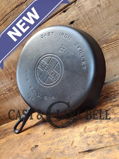 The Classic! 1930’S Griswold #8 Cast Iron Skillet With Large Block Logo 704 D