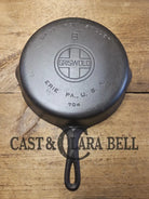 The Classic! 1930’s Griswold #8 cast iron Skillet with Large Block Logo and Smooth Bottom 704. Fully restored and ready
