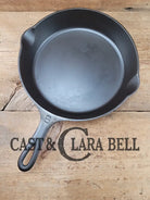 The Classic! 1930’S Griswold No. 8 Skillet With Small Block Logo And Smooth Bottom 704. Restored