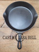 The Classic! 1930’S Griswold No. 8 Skillet With Small Block Logo And Smooth Bottom 704. Restored