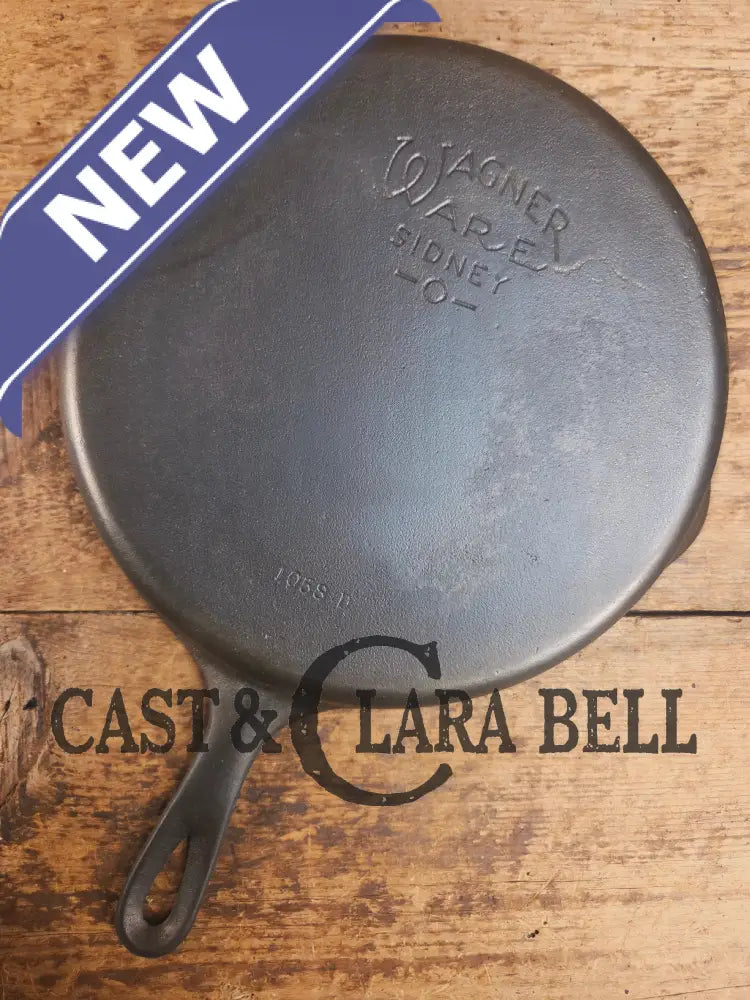 The Classic! 1930’s Wagner Ware #8 Cast Iron Skillet with Stylized Logo 1058 D Skillet