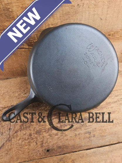 The Classic! 1930’s Wagner Ware #8 Cast Iron Skillet with Stylized Logo 1058 E Skillet