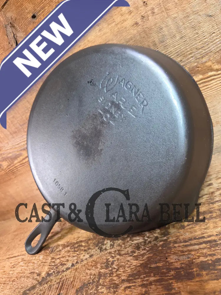 The Classic! 1930’s Wagner Ware #8 Cast Iron Skillet with Stylized Logo 1058 T - Skillet
