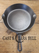 The Classic! 1940’s Griswold No. 8 Cast Iron Skillet with Small Block Logo and Smooth Bottom 704 D Skillet
