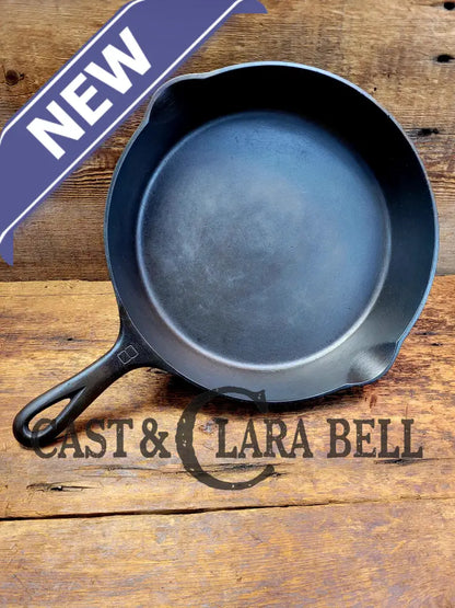 The Classic! 1940’S Griswold No. 8 Cast Iron Skillet With Small Block Logo And Smooth Bottom 704 D.