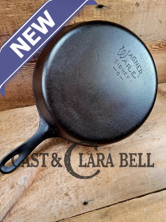 The Classic 8! 1930’S Wagner Ware #8 Cast Iron Skillet With Stylized Logo 1058 S Shift Mark.