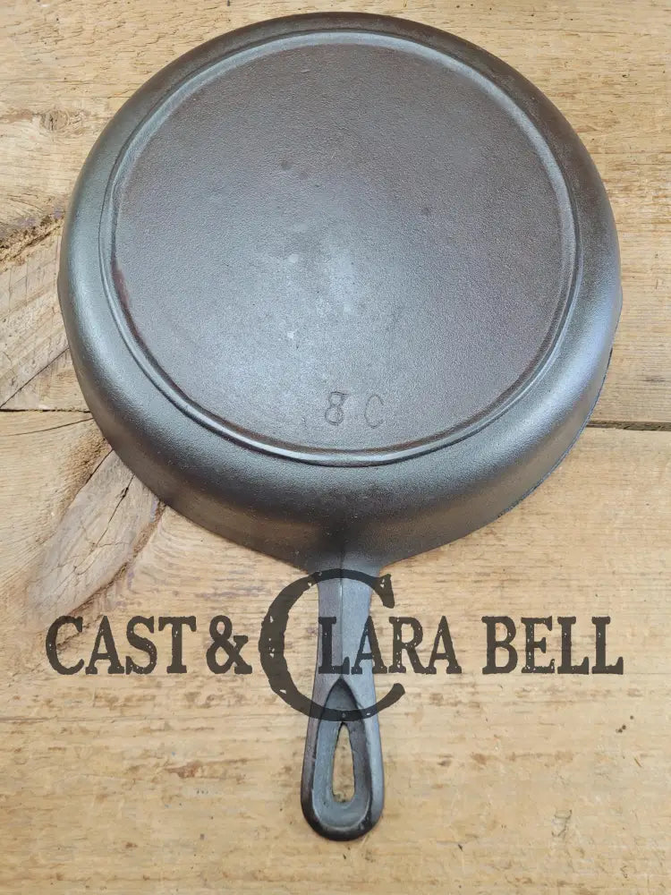 The Classic 8! 1940’s early Birmingham Stove & Range Red Mountain Series #8 Skillet 8C