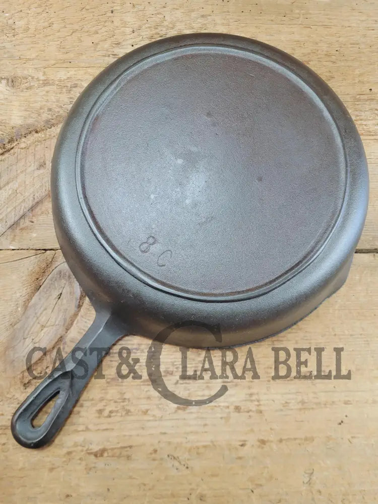 The Classic 8! 1940’s early Birmingham Stove & Range Red Mountain Series #8 Skillet 8C