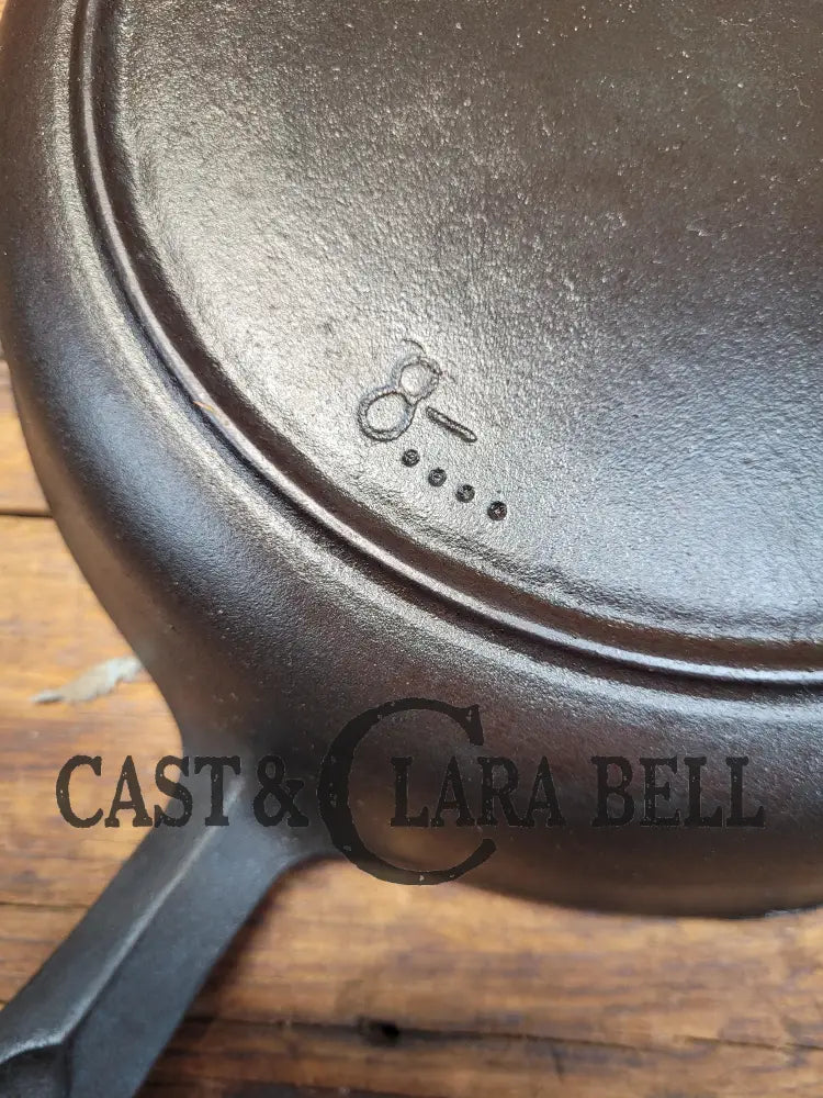 The Classic 8! 1940’S Early Birmingham Stove & Range Red Mountain Series #8 Skillet 8 With Four