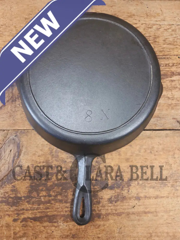 The Classic 8! 1940’s early Hand Scribed Birmingham Stove & Range Red Mountain Series #8X Skillet - Skillet