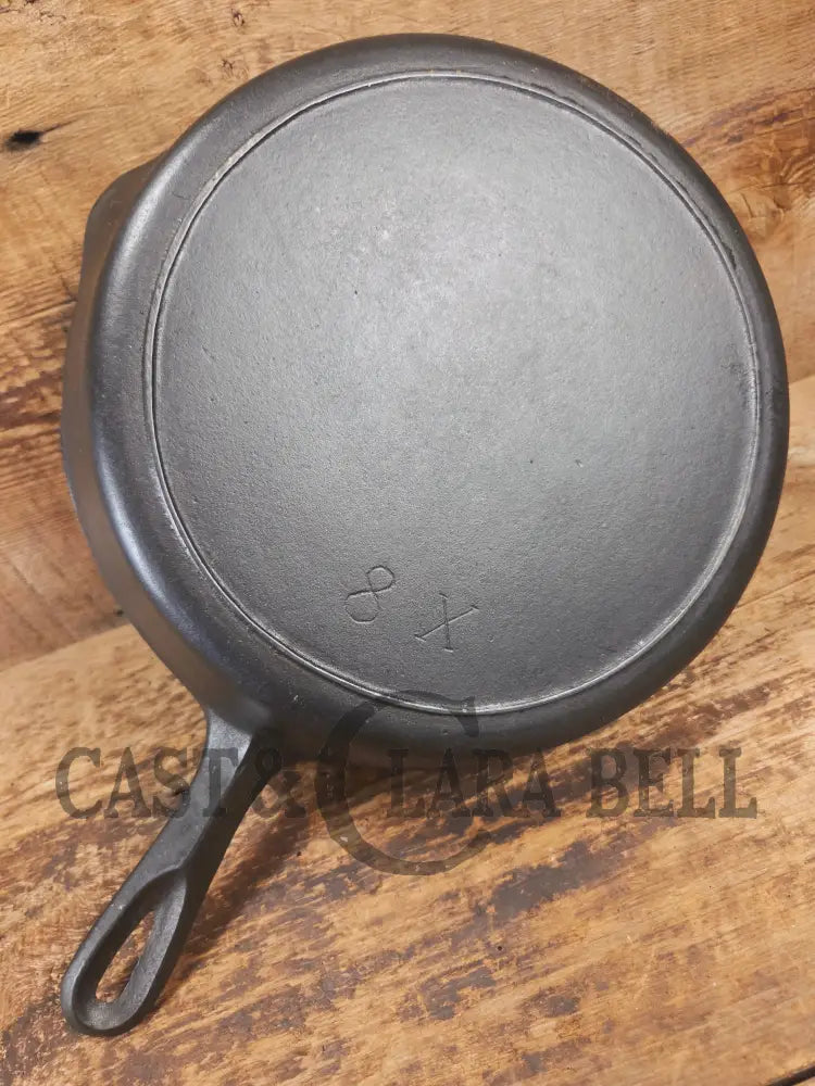 The Classic 8! 1940’s early Hand Scribed Birmingham Stove & Range Red Mountain Series #8X Skillet - Skillet