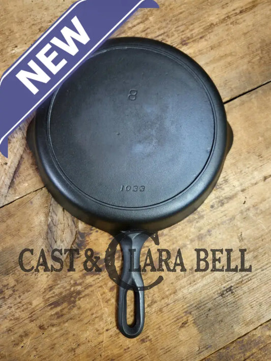 The Classic 8! 1940’s Iron Mountain by Griswold #8 Skillet with Heat Ring 1033. Unique brand from an iconic company