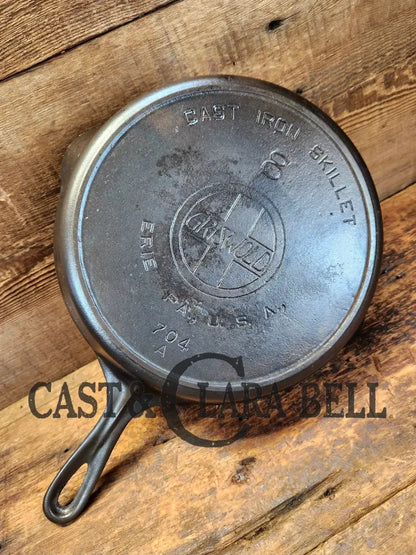 The Classic Best Seller! 1910’S Griswold #8 Cast Iron Skillet With Slant Logo Erie Pa Usa 704 A