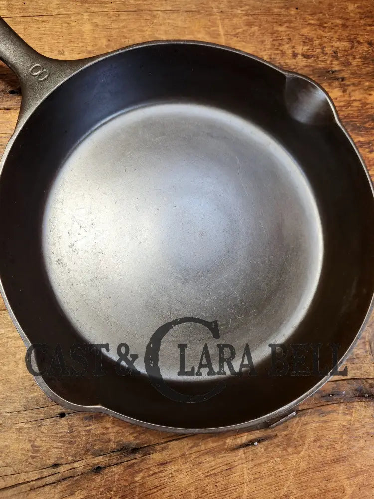 The Classic Best Seller! 1910’S Griswold #8 Cast Iron Skillet With Slant Logo Erie Pa Usa 704 A