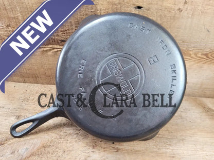 The Classic! For Gas And Electric Coil Tops. 1930’S Griswold #8 Skillet With Large Block Logo