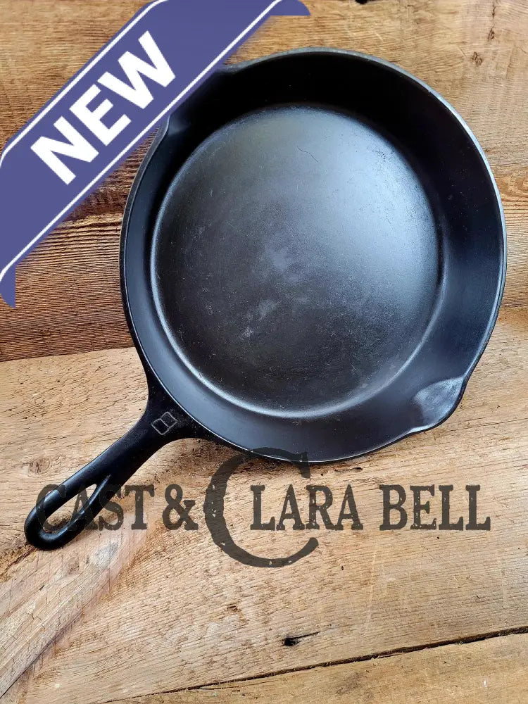 The Classic! For Gas And Electric Coil Tops. 1930’S Griswold #8 Skillet With Large Block Logo