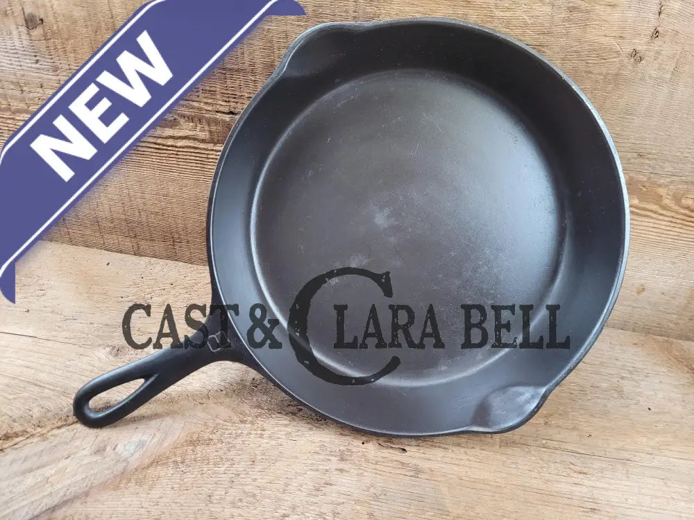 The Classic! For Gas And Electric Coil Tops. 1930’S Griswold #8 Skillet With Large Block Logo